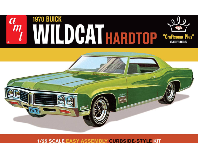 1:25 1970 Buick Wildcat Hardtop Plastic Model Kit
