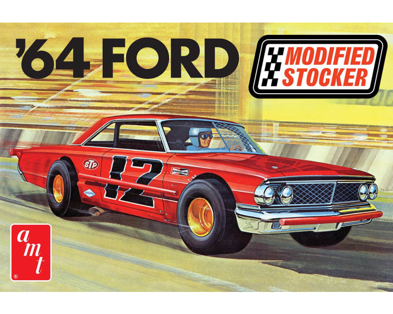 1/25 1964 F0RD Galaxie Modified Stocker Plastic Model Kit