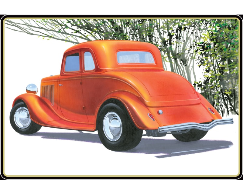 1/25 1934 F0RD 5-Window Coupe Street Rod Plastic Model Kit