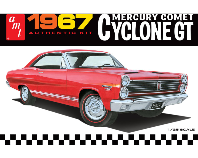 1/25 1967 Mercury Cyclone GT Plastic Model Kit