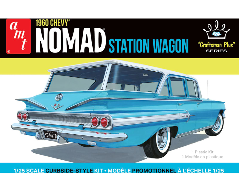 Tap to zoom 1/25 1960 Nomad Station Wagon CrafTSMan Plus Plastic Model Kit