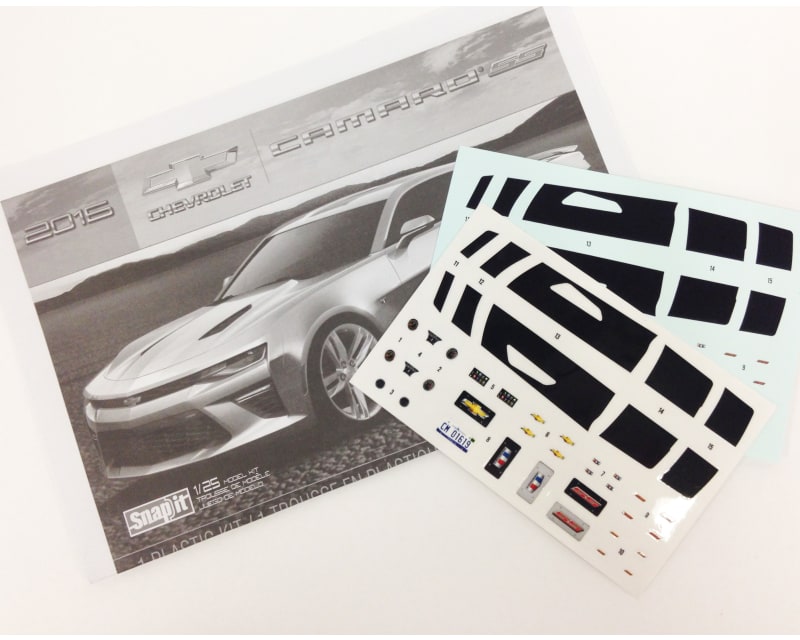 1/25 2016 Chevy Camaro SS Snap Kit (Garnet Red)