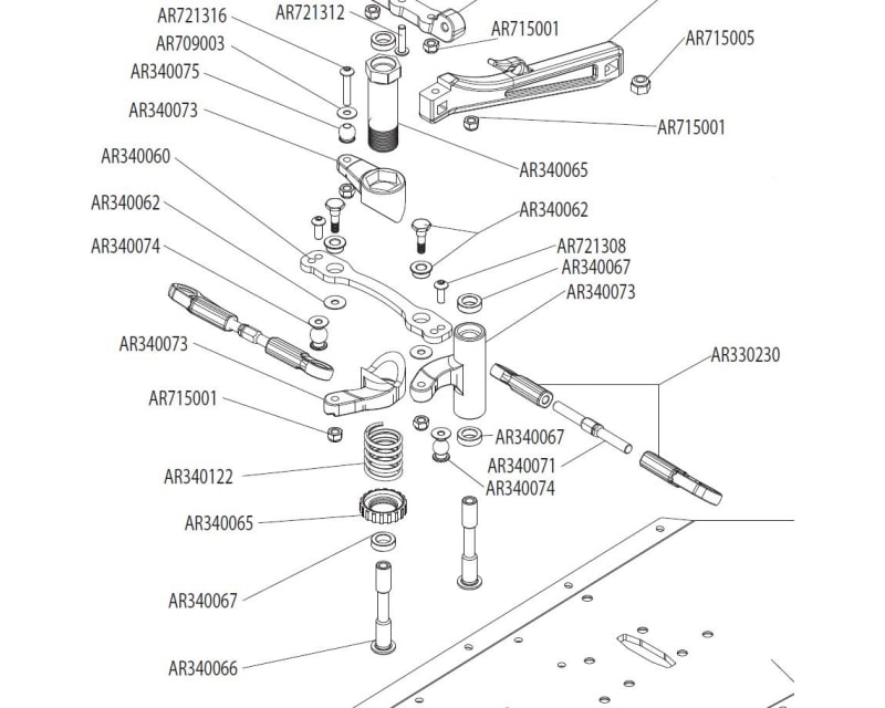Servo Saver Tube with Clamping Nut Set