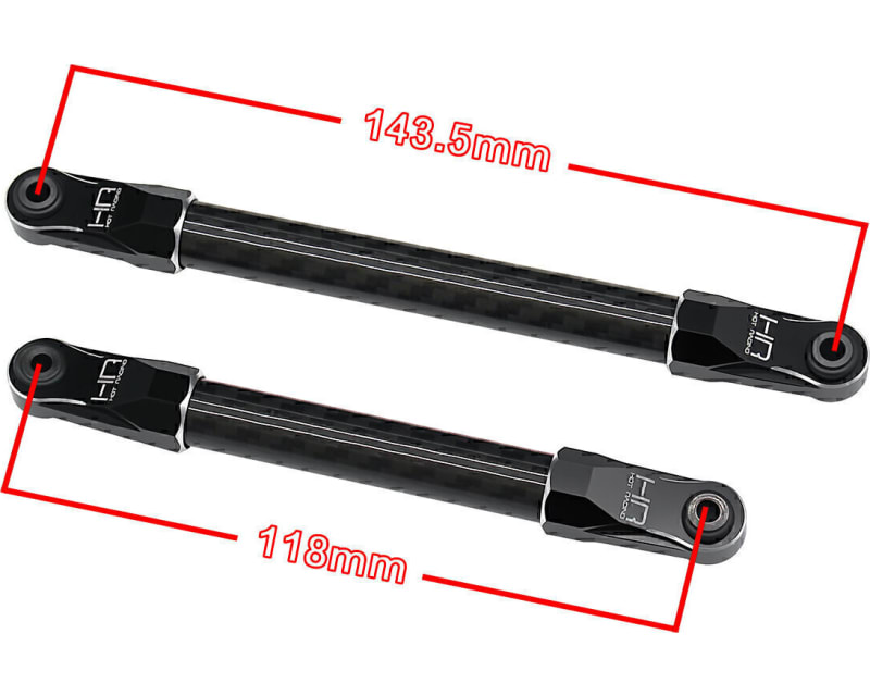 Graphite Center Beam Brace Arrma 6S V6 66mm