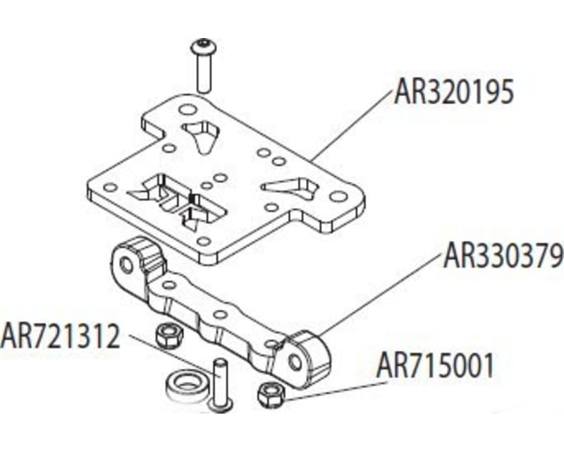 Aluminum Upper Front Suspension Arm Mount Arrma 1/8