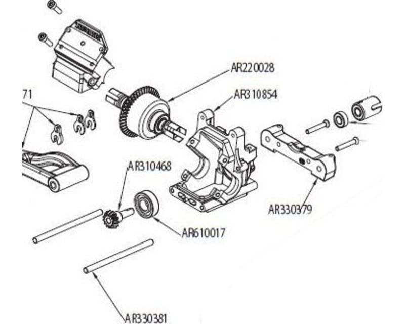 Aluminum Front Lower Rear Suspension Arm Mount Arrma 1/8