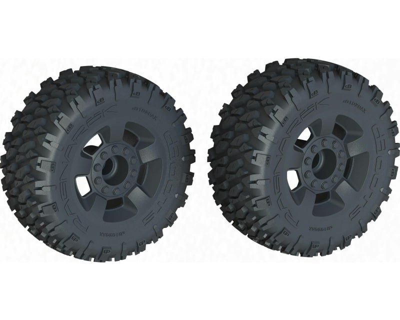 dBoots Ragnarok MT Tire Set Glued Black 2 pieces photo