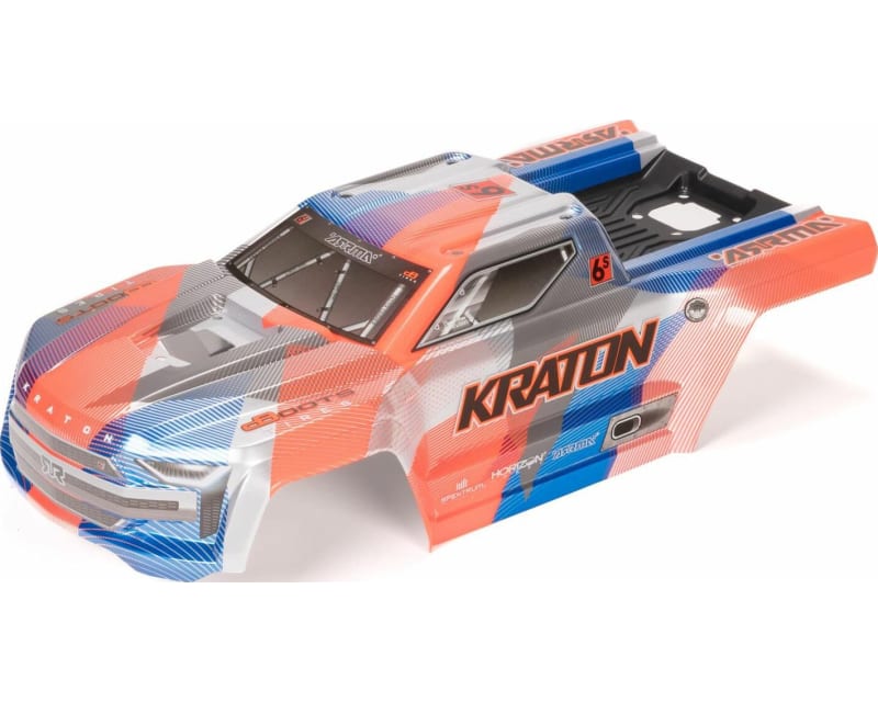 Tap to zoom KRATON Painted Decaled Trimmed Body Set Blue/Orange