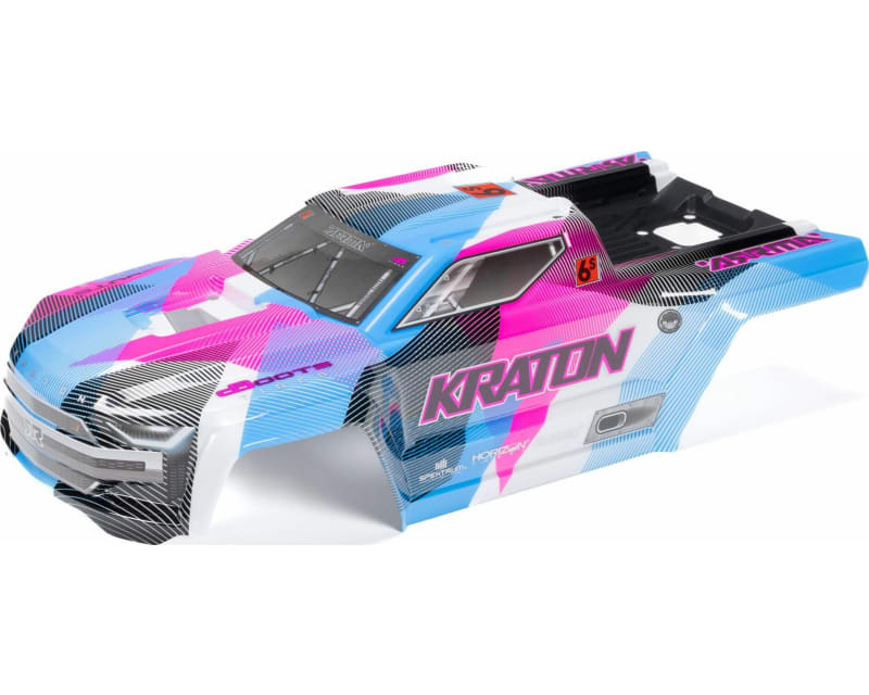 KRATON Painted Decaled Trimmed Body Set Blue/Pink