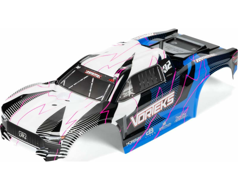 VORTEKS 2WD Clipless Painted Decaled Trimmed Body Set Blue photo