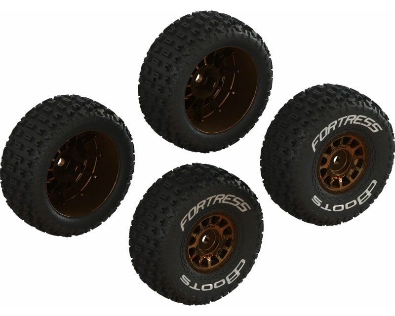 dBoots 'FORTRESS' Tire Set Glued Bronze 2 Pairs