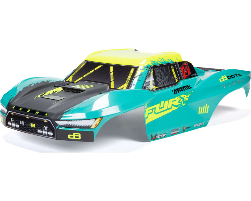 FURY Painted Decaled Trimmed Body Set Green