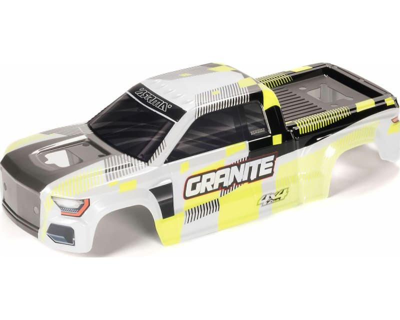 GRANITE 4x4 Clipless Painted Decaled Body Yellow