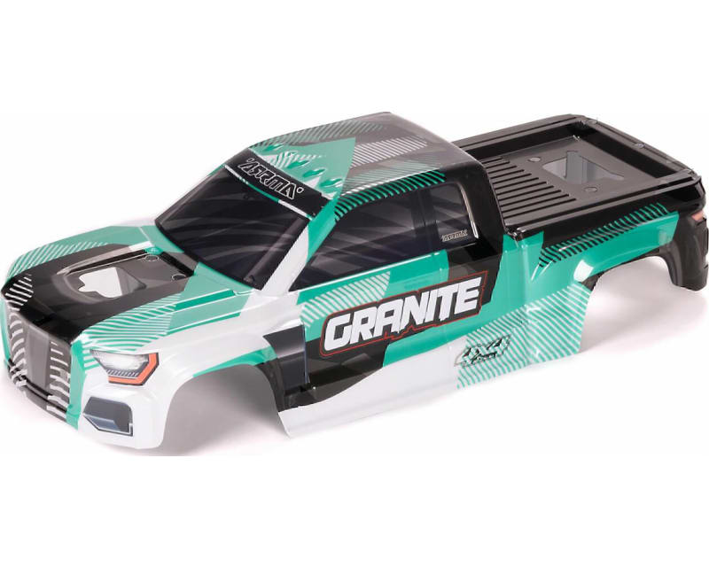 GRANITE 4X4 Clipless Painted Decaled Trimmed Body Green/Black