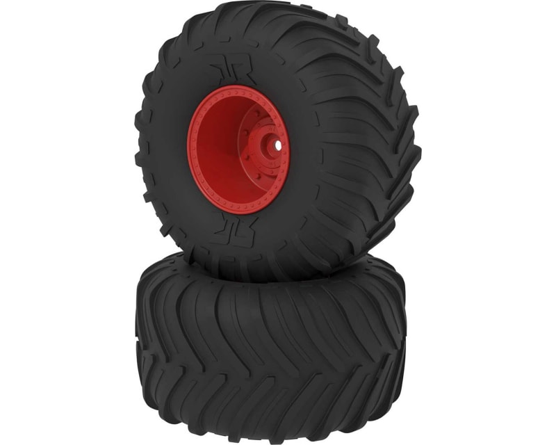 Tap to zoom dBoots Chevron MT Tire Set Glued - Red