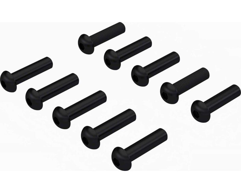 Tap to zoom Button Head Screw M2.5x10mm 10Pcs