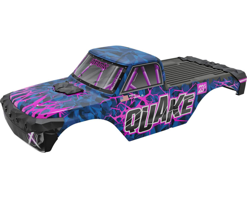Tap to zoom QUAKE Painted Decaled Trimmed Body Set Purple