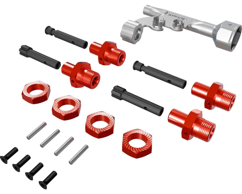 17mm Wheel Hex Conversion for Threaded Axles +10mm Offset