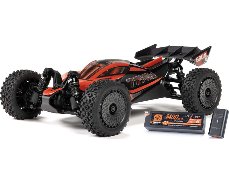 1/14 TYPHON GROM 223S DSC 4X4 RTR Brushless Buggy Battery & Char
