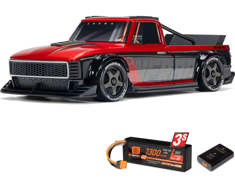 1/12 INFRACTION GROM 3S 4X4 RTR brushless Street Bash Red/Blk