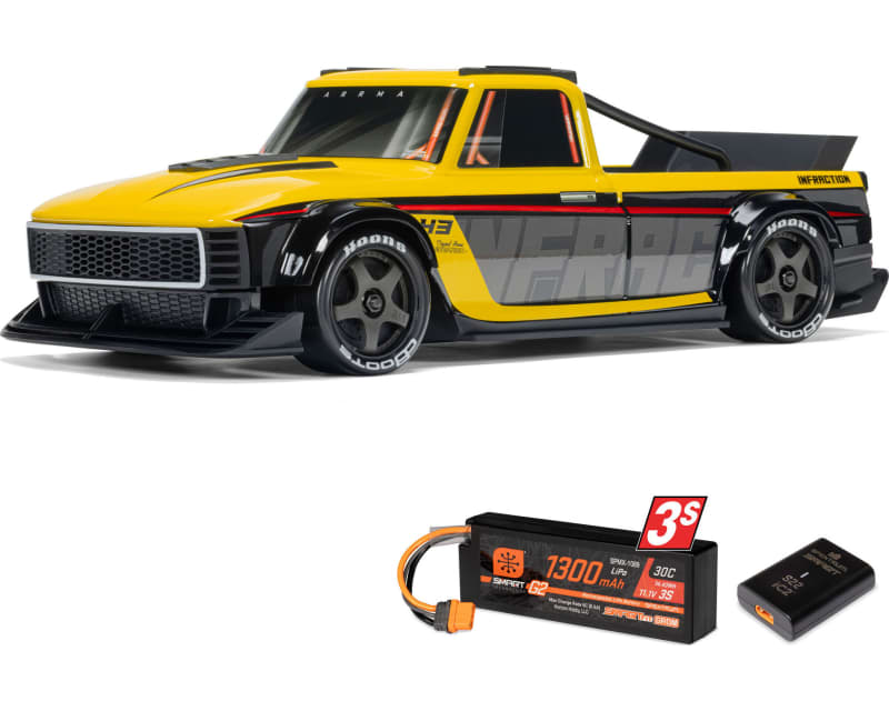 1/12 Infraction GROM 3S 4X4 RTR brushless All-Road Yellow/Blk