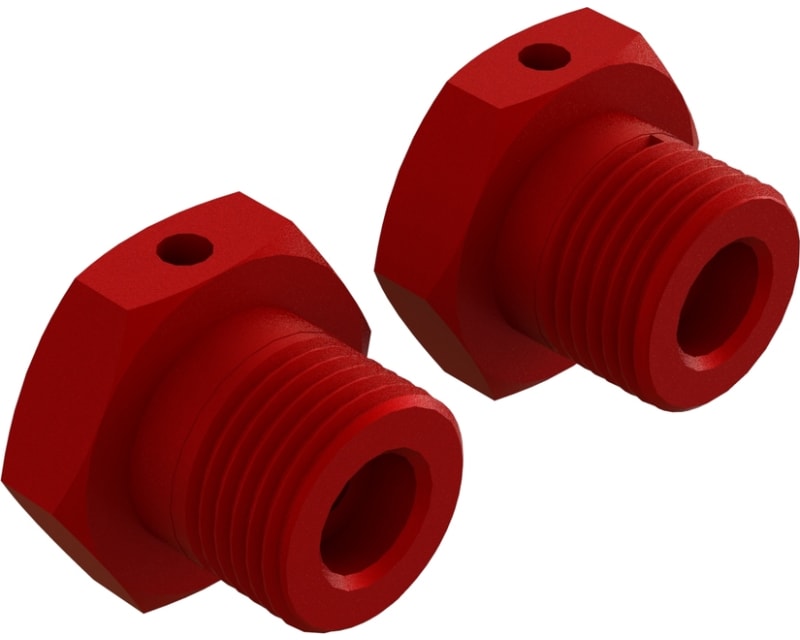 Tap to zoom AR310904 Aluminum Wheel Hex 17mm Red 2
