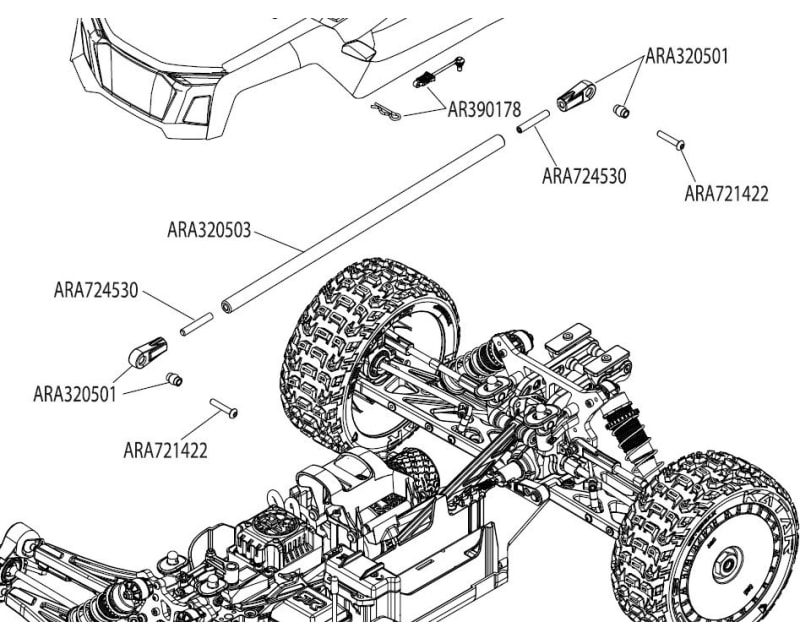 ARA3230501 Ball Cup and Balls