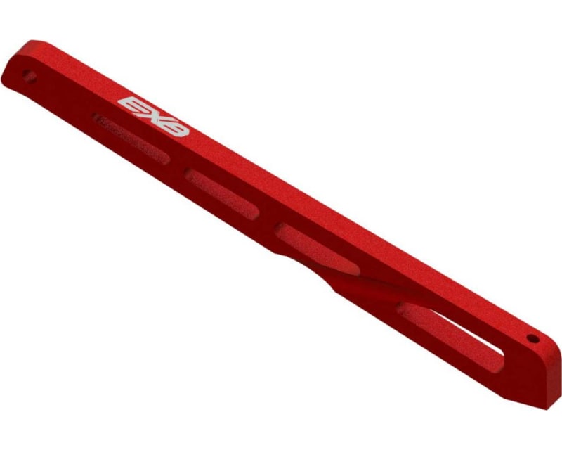 Rear Center Chassis Brace Aluminum 140mm Red