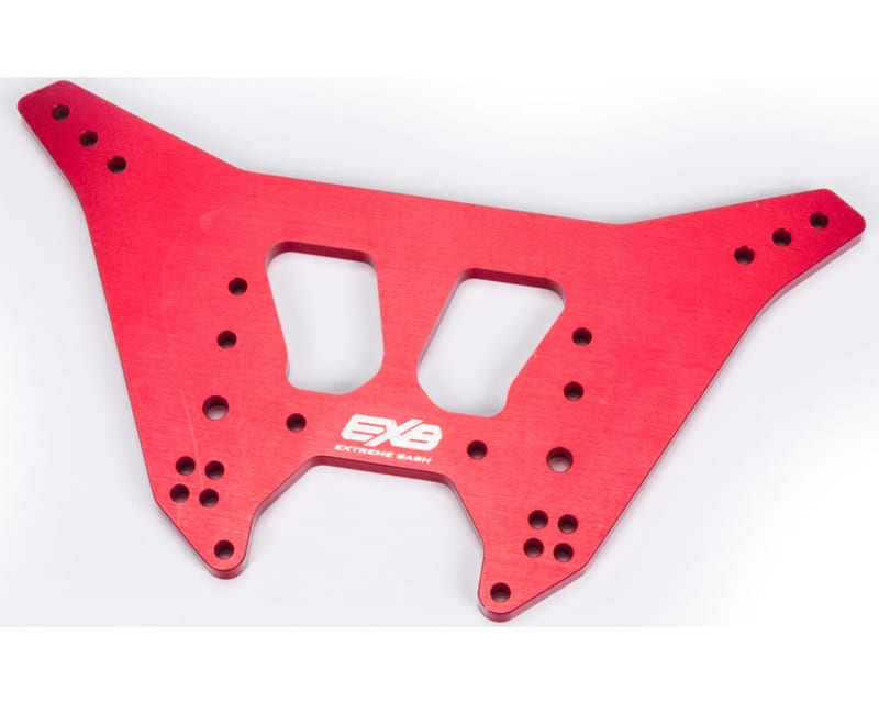 Rear Shock Tower CNC 7075 T6 Aluminum L Red