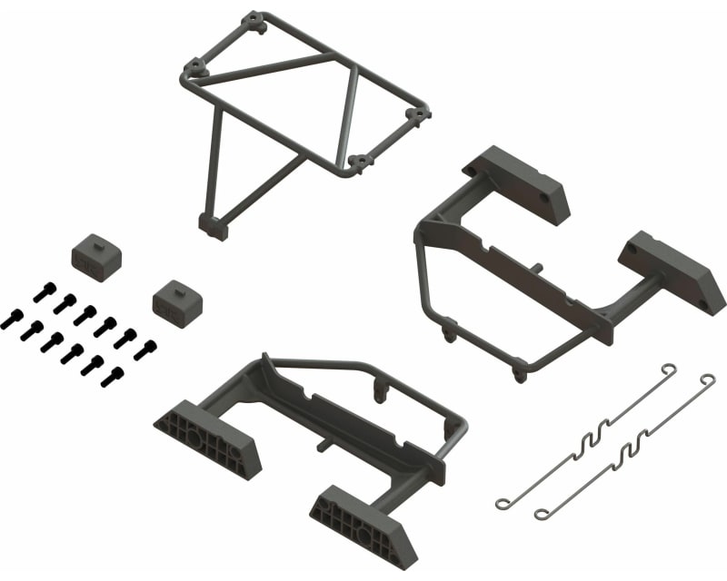 Desert Truck Body Roll Cage Set Black - GROM