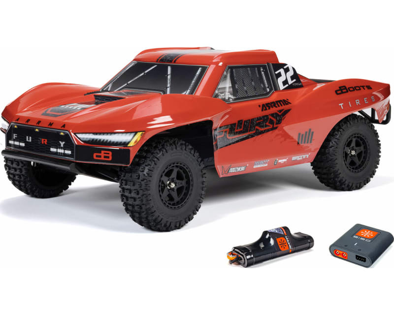 1/10 FURY 2WD RTR Brushed Short Course Truck Battery & Charger I photo