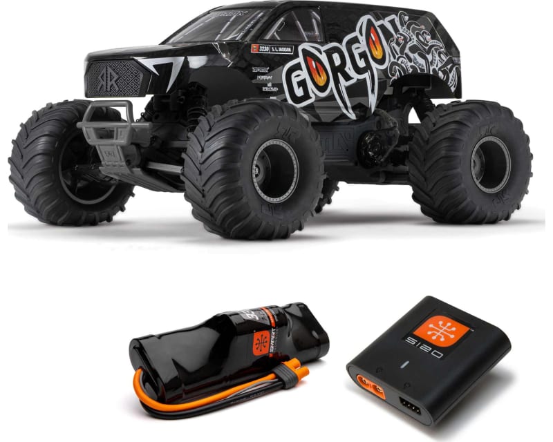 GORGON 2WD MT 1:10 Self Assembly RTA KIT SMART USB batt Gunmetal