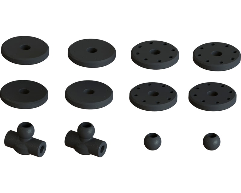 Tap to zoom Shock Set Bore:16mm length: 77mm Oil:2000 CST Assembled