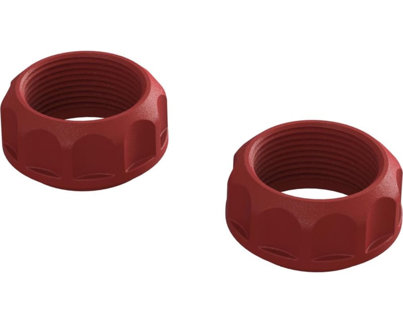 Threaded Shock Collar Red 2 photo