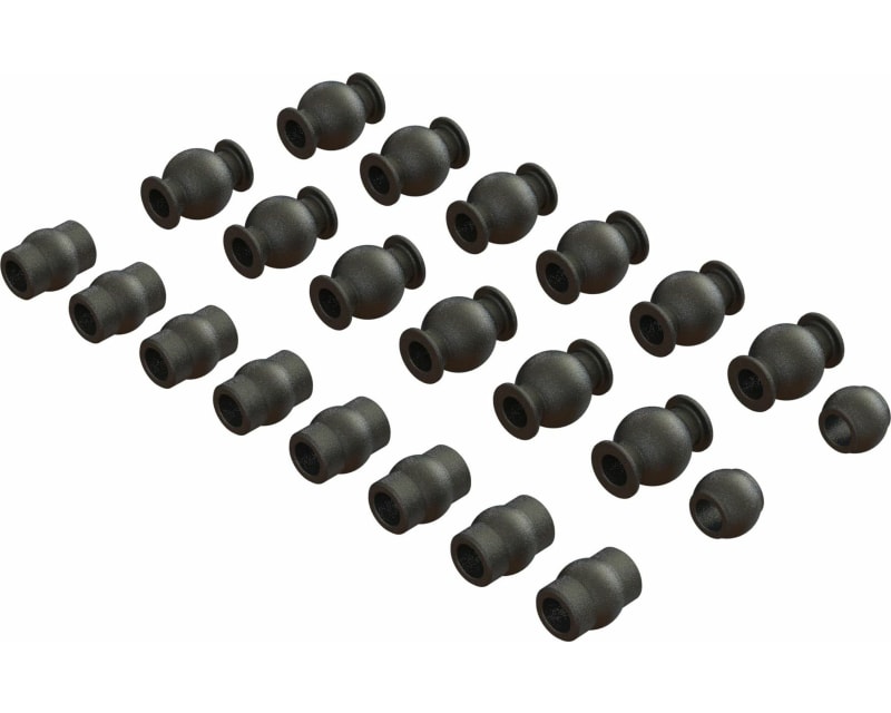 Steel Pivot Ball Set - 12x7mm 10x6mm