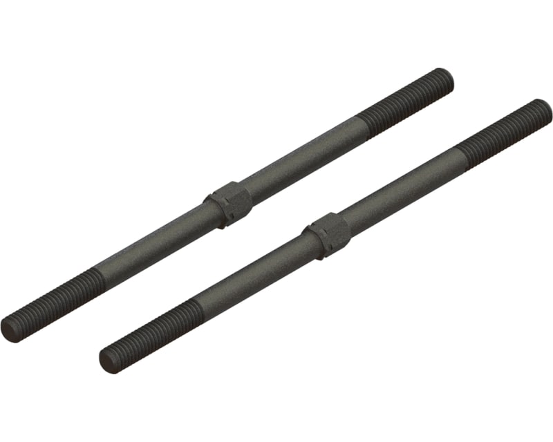 Steel Turnbuckle M6x130mm Black 2