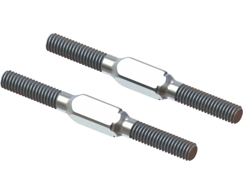 Steel Turnbuckle M4x45mm Silver 2