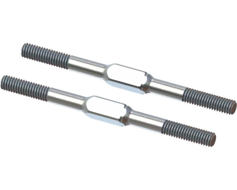 Steel Turnbuckle M4x60mm Silver 2