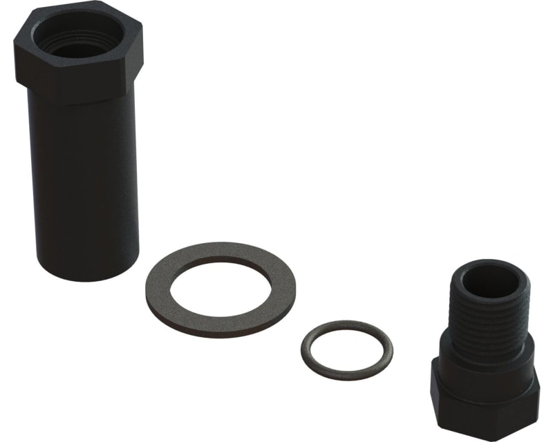 Aluminum Servo Saver Hub Set Black