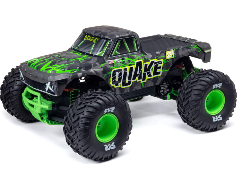 1/10 QUAKE 223S 2WD RTR brushless Monster Truck Green