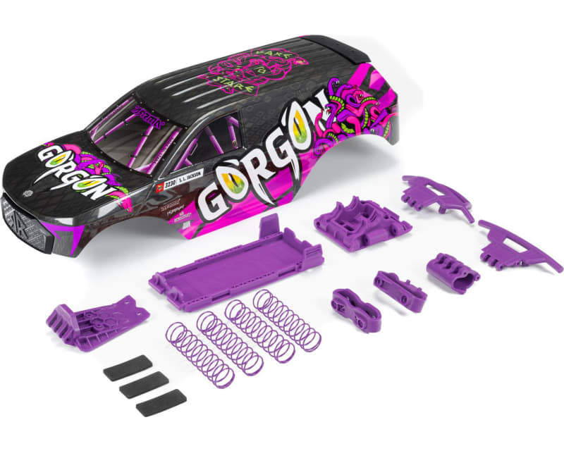 GORGON Painted Decaled Trimmed Body Set Purple