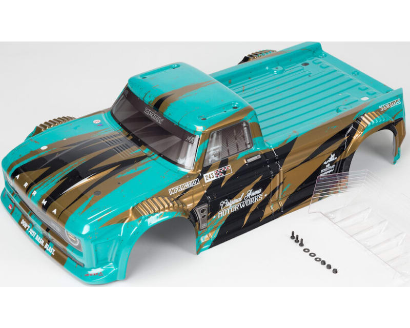 INFRACTION 4X4 MEGA Finished Body TBC TEAL/BRONZE