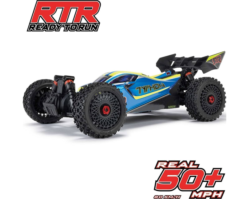 1/8 TYPHON 4X4 223S BLX brushless BUGGY RTR WITH DSC BLUE/YELLOW
