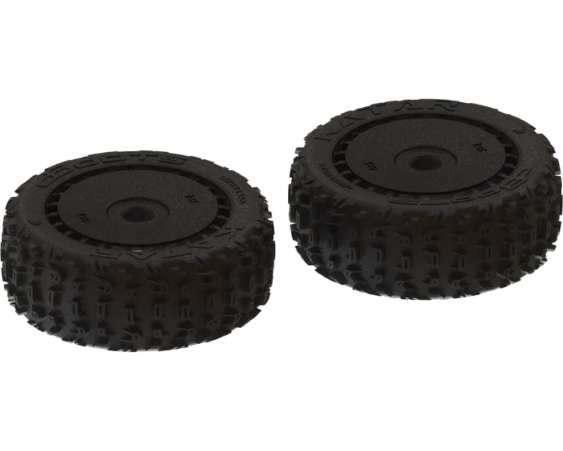 dBoots 'Katar B 6S' Tire Set Black - Pair