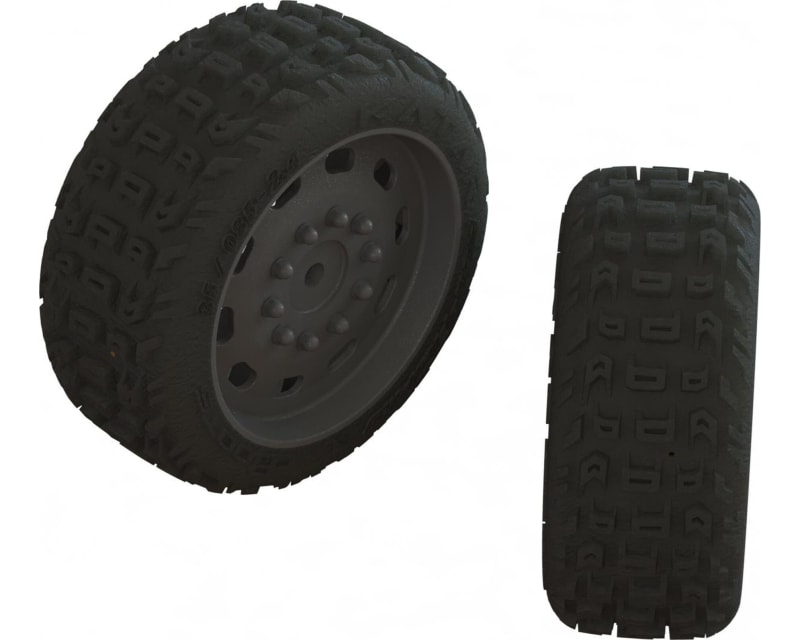 Tap to zoom dBoots KATAR 35/085 2.4 Tire Set Glued 1 Pair