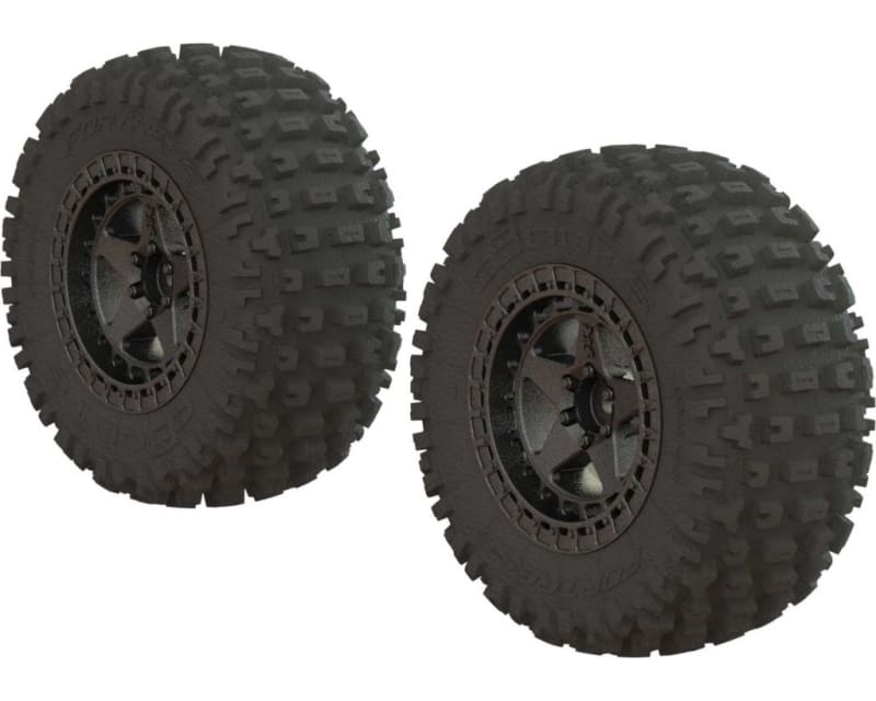 Dboots 'Fortress SC' Tire Set Glued Gun Metal 2