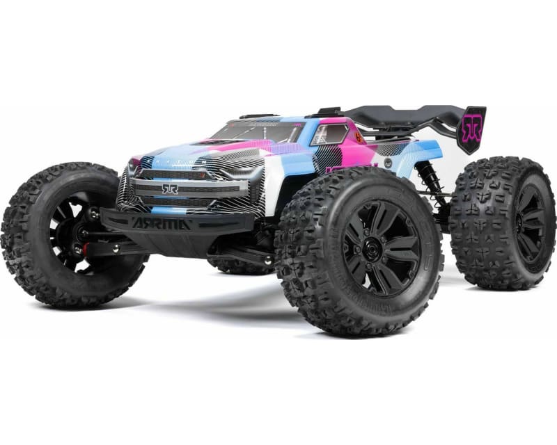 1/8 KRATON 4X4 6S BLX brushless V6 SPEED TRUCK RTR Blue/Pink