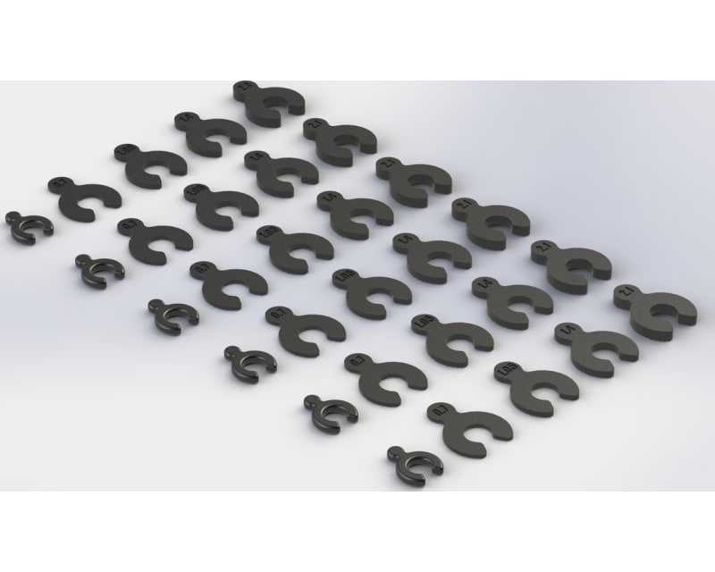 AR330366 Composite Spacer Set Nero