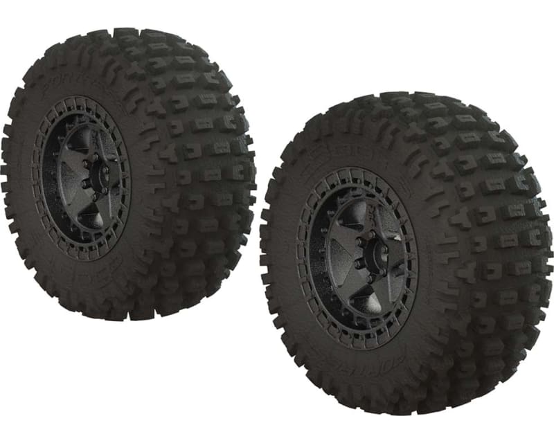 AR550043 FoRTRess SC Tire Set Glued Blk Chrm 2