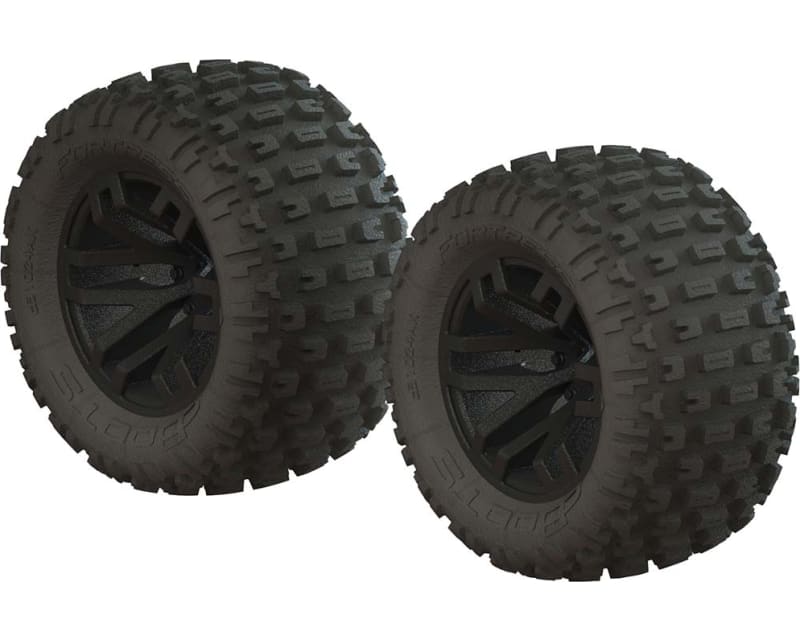 AR550044 dBoots FoRTRess MT Tire Set Glued Blk 2